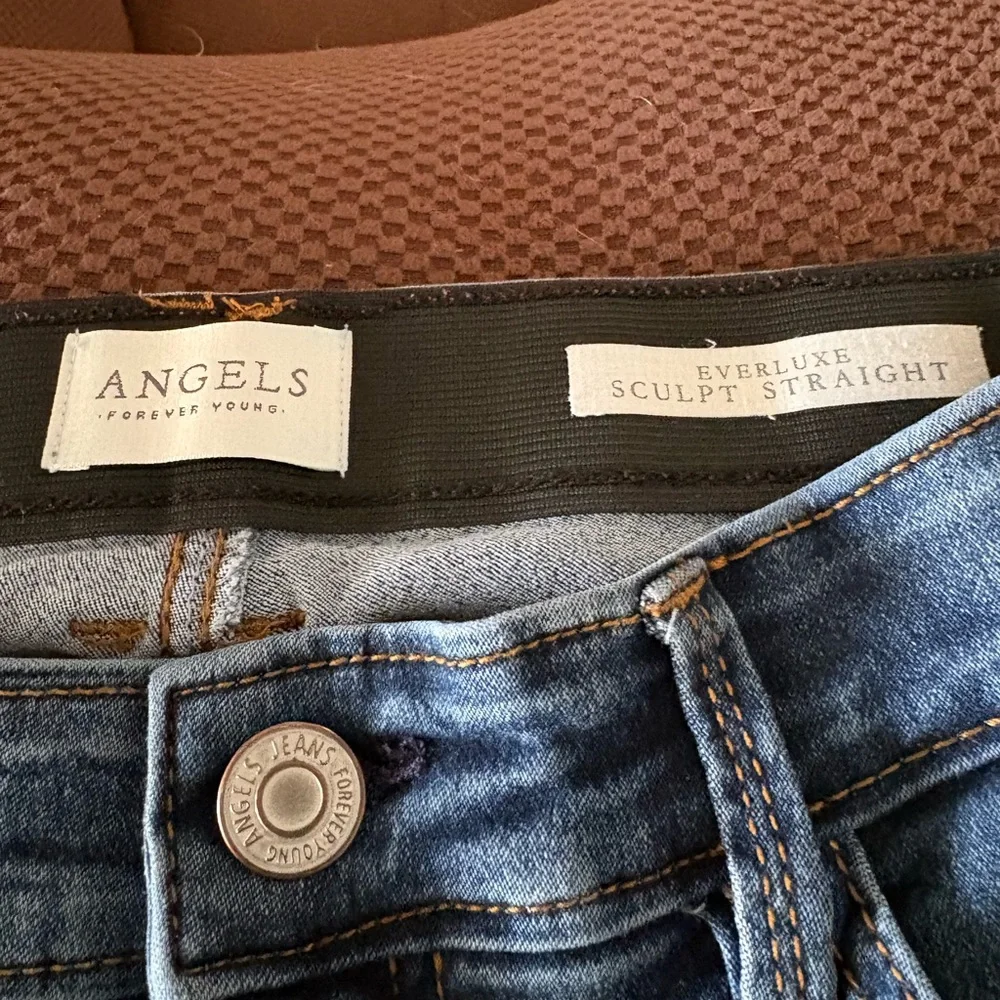Angels Women's Skinny Jeans in Faded Blue Wash